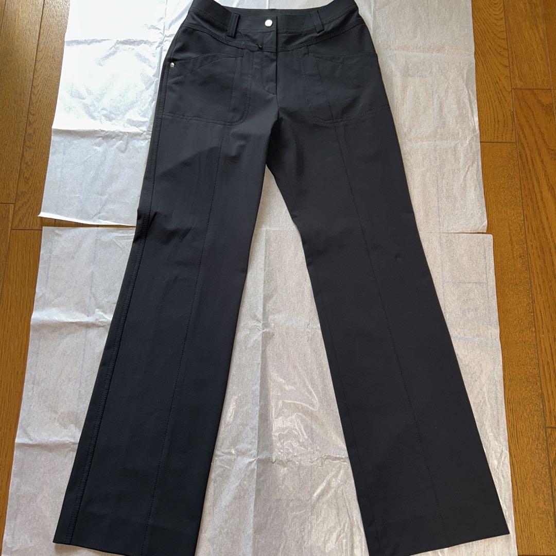 マンシング 黒 レディース ゴルフパンツ 黒Sサイズ - メルカリ