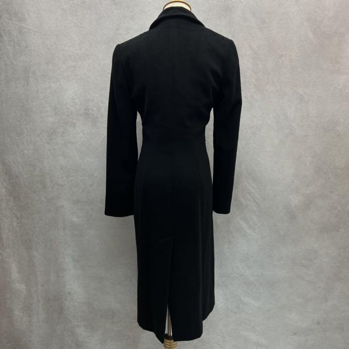 ファッションなデザイン 【美品】グッチ ロングコート カシミア混 スタンドカラー ブラック M - ロングコート ファッションなデザイン 【美品】グッチ ロングコート カシミア混 スタンドカラー ブラック M - ロングコート