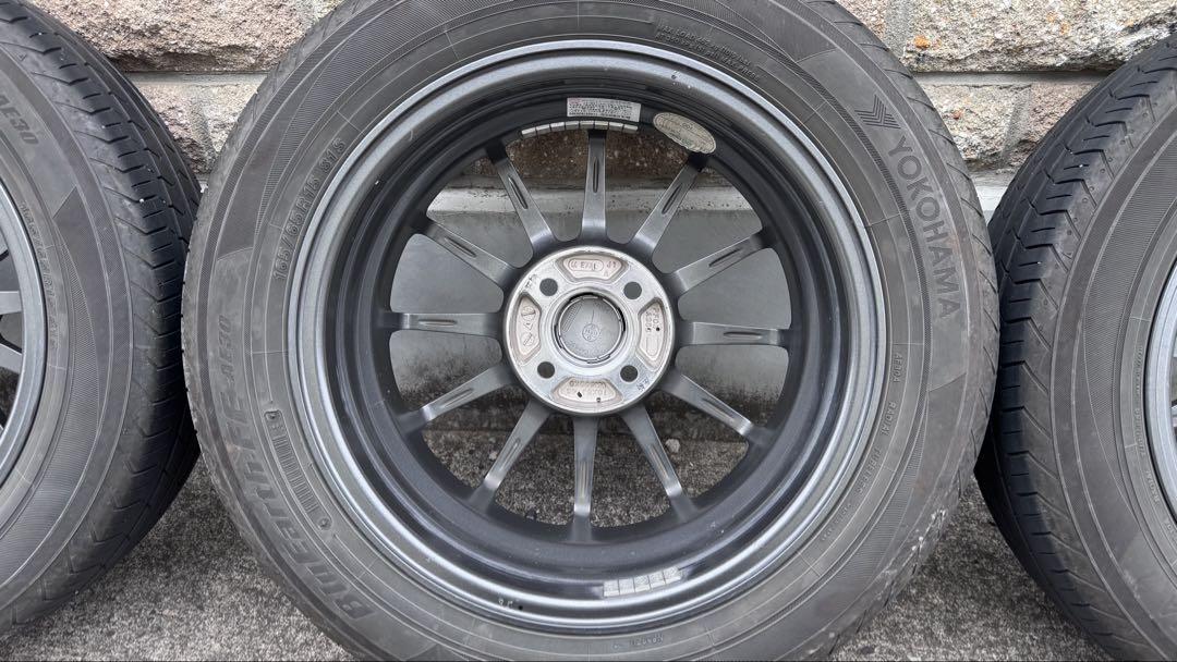 エンケイ PF03 15インチ 5J 4本セット タイヤ付き 軽自動車サイズ