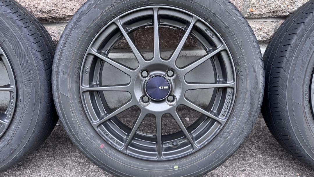 エンケイ PF03 15インチ 5J 4本セット タイヤ付き 軽自動車サイズ
