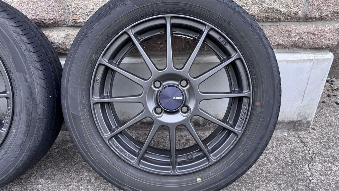 エンケイ PF03 15インチ 5J 4本セット タイヤ付き 軽自動車サイズ