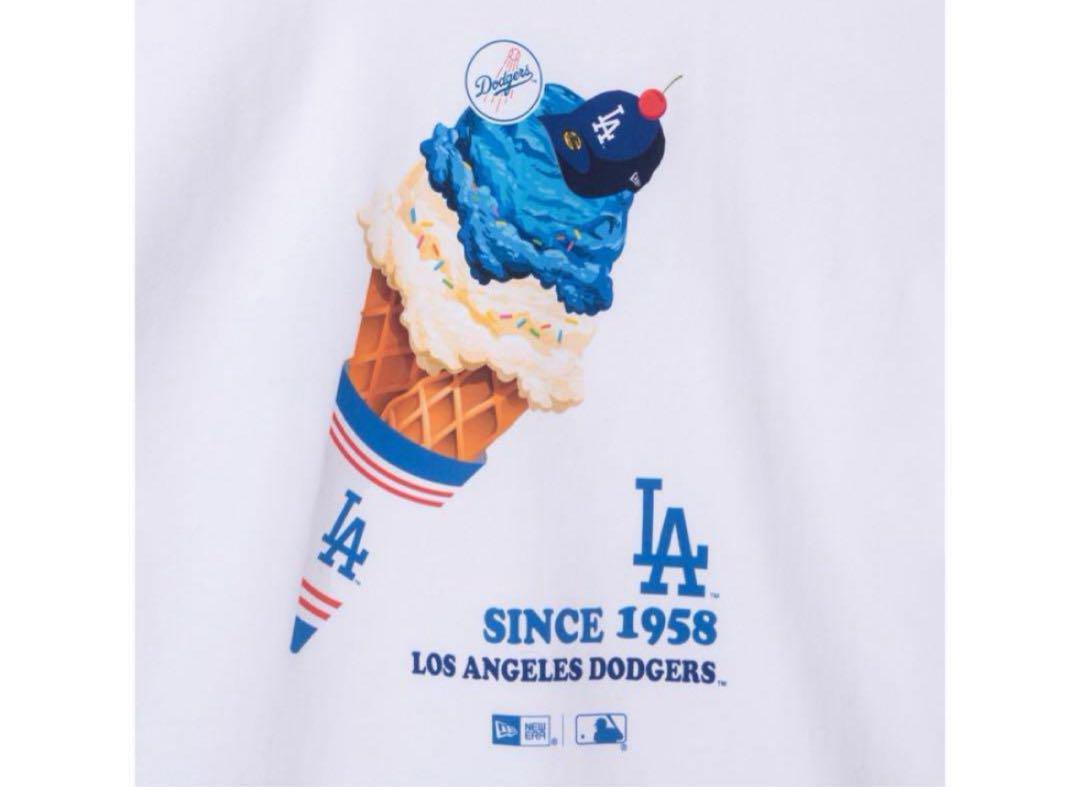新品★ロサンゼルス・ドジャース アイスクリームロゴ Tシャツ　Ｓ