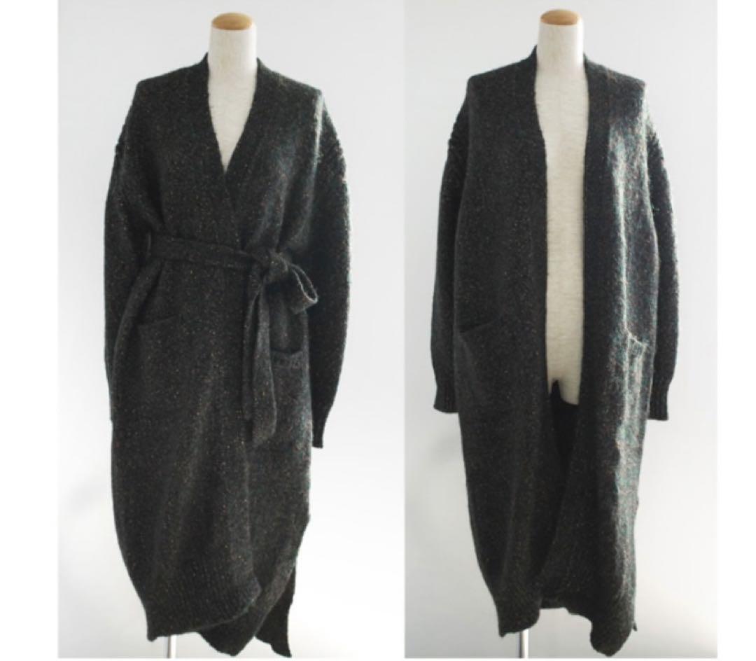 本日夕方限定価格￥64,900円 キャシャレル　ロングカーディガン　ガウンコート