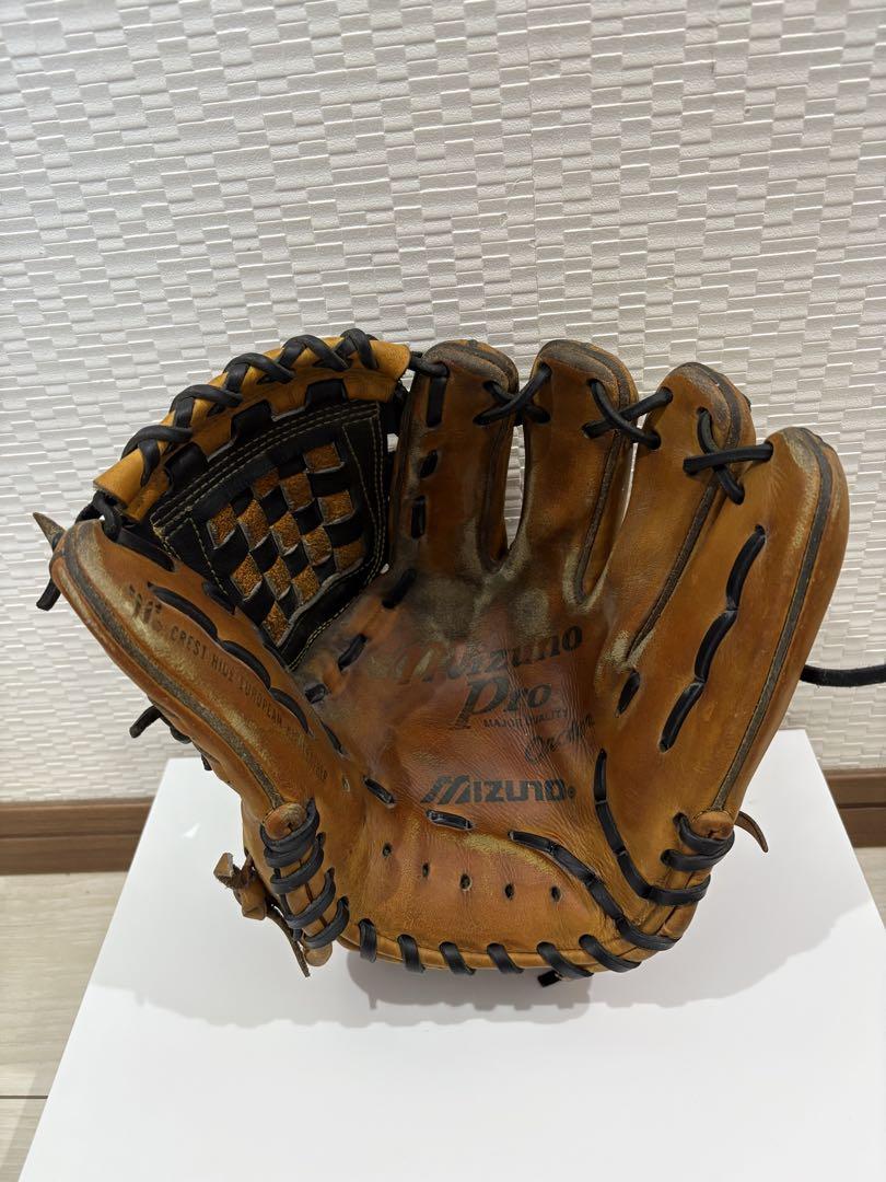 ミズノプロ ビッグM】硬式オーダー 内野手用 ウエブ、紐、グリス