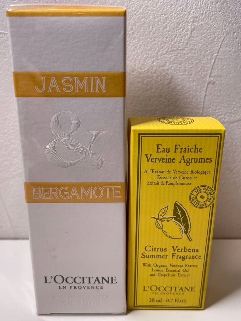 L Occitane ジャスミン ベルガモット バーベラ 2本LOCCITANE