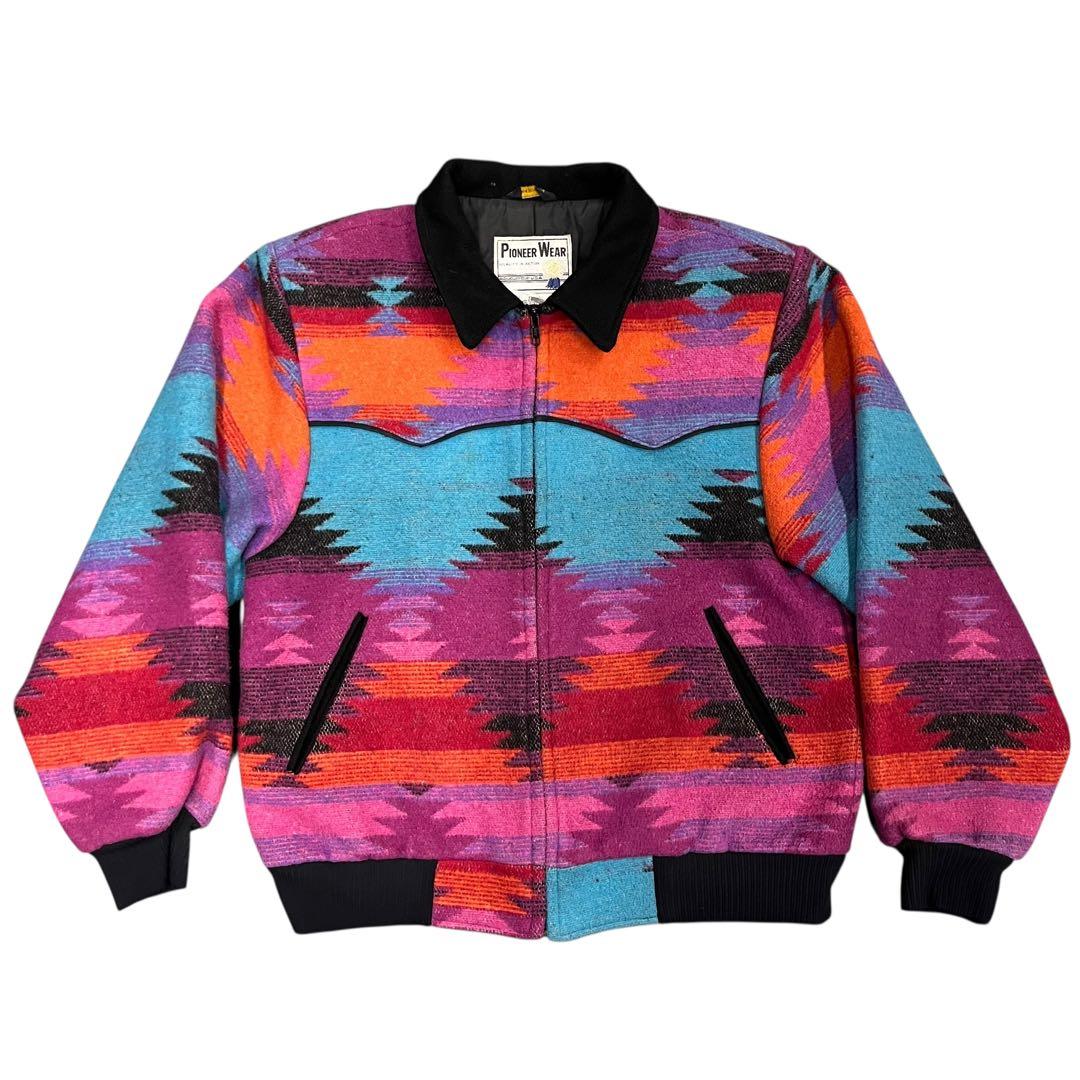 70s〜/Pioneer wear/USA製/ネイティブ/ジャケット/ブルゾン