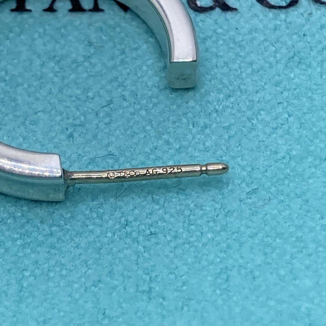 極美品✨ ティファニー ピアス 両耳 1837 フープ AG925