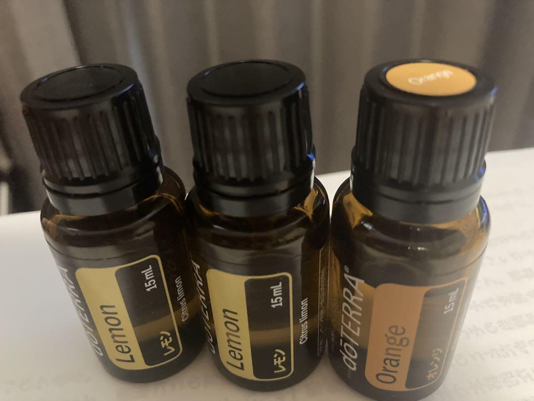 3本セット】ドテラdoTERRA レモン・オレンジ