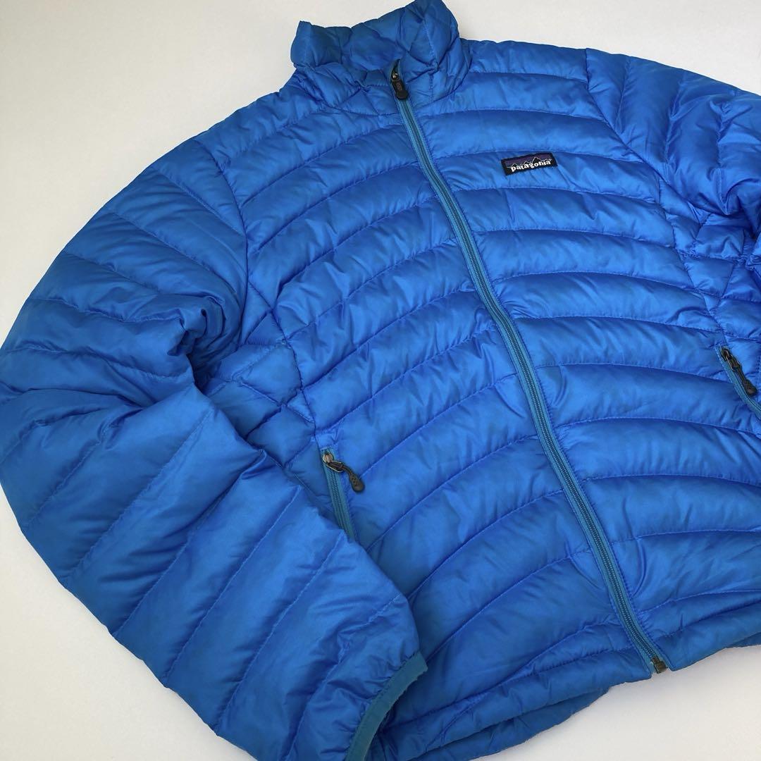 暮らしに便利なアイテム patagonia パタゴニア ブルー Mサイズ レディース ダウンセーター ジャケット・アウター