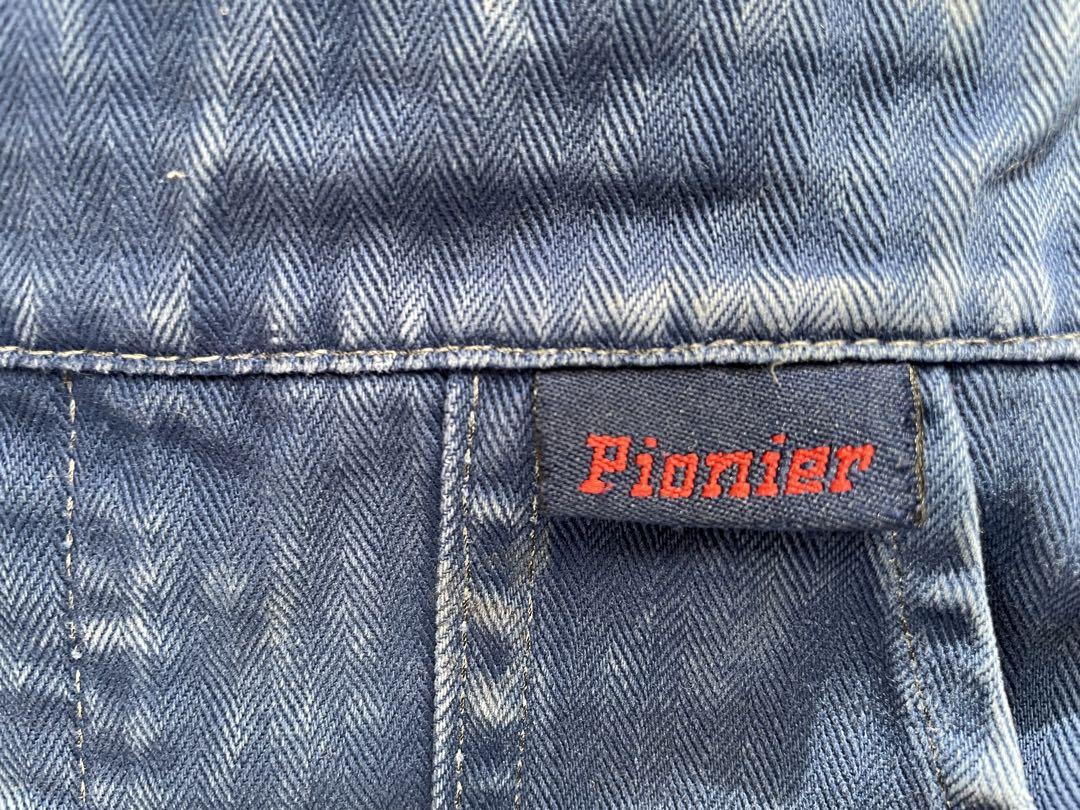 Pionier ヘリンボーン オーバーオール ユーロワーク ビンテージ 70年代