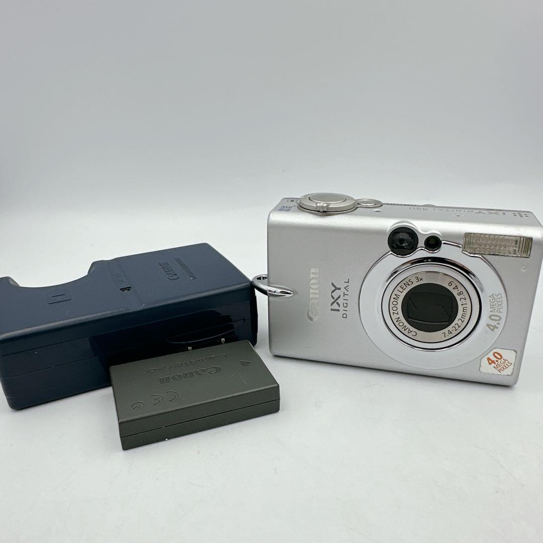 Canon IXY DIGITAL 450デジタルカメラ シルバー 動作問題なし