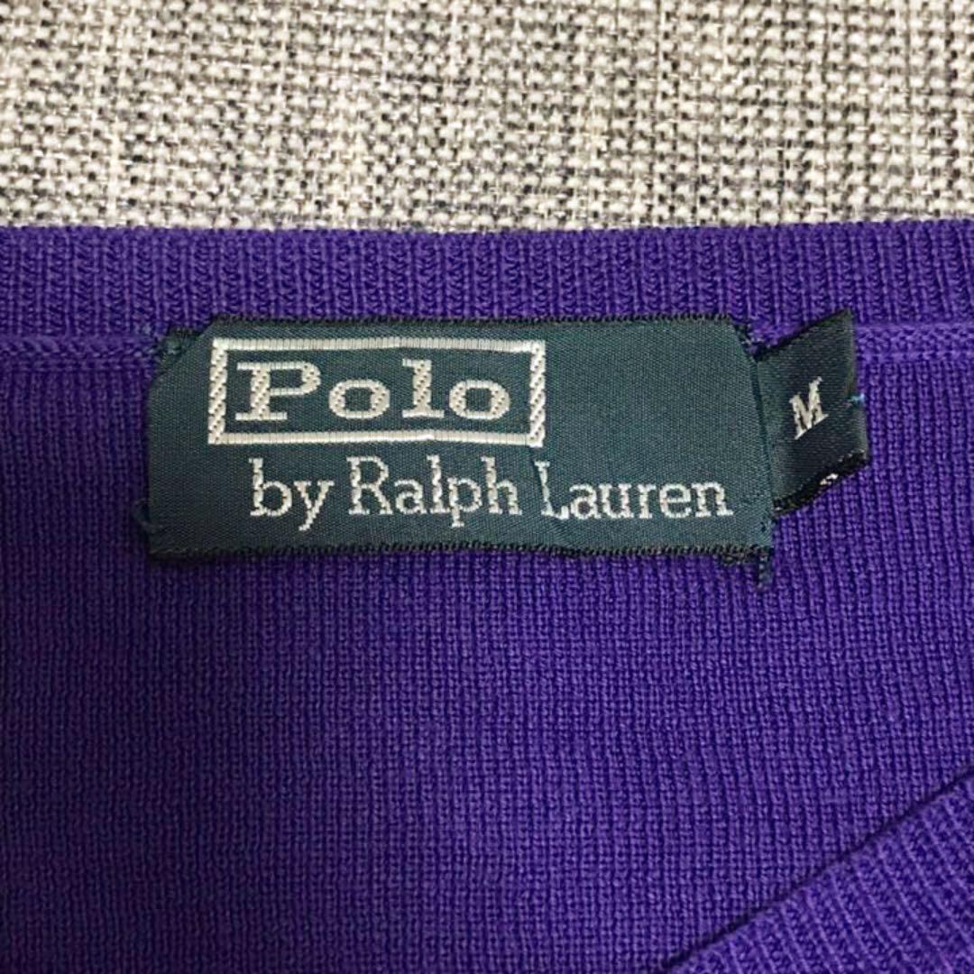 人気SALE格安 希少カラー 90s POLO ラルフローレン コットンニットセーター 刺繍ポニー Ppnjs-m38437637552 即納低価