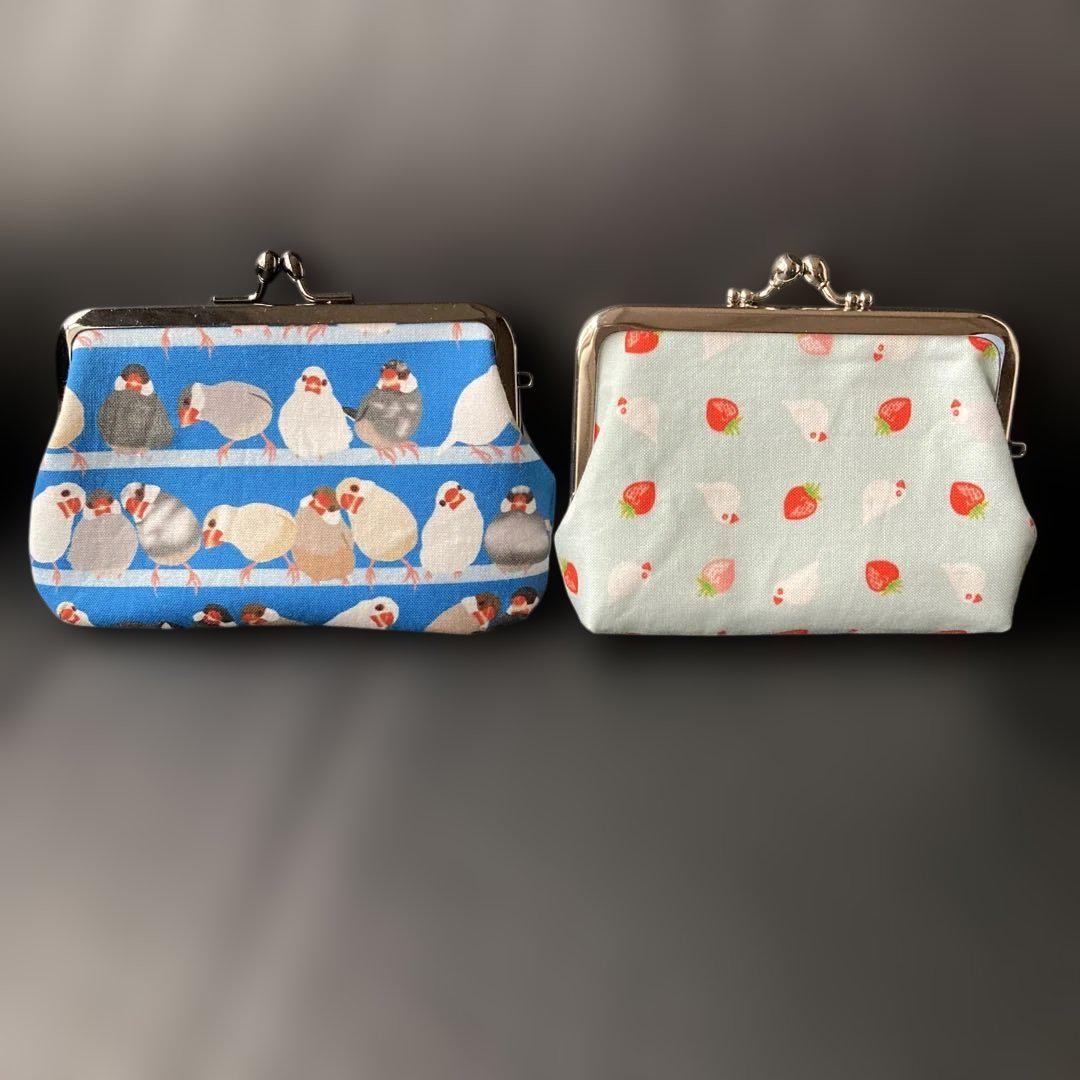 文鳥さん がま口 2個セット - メルカリ