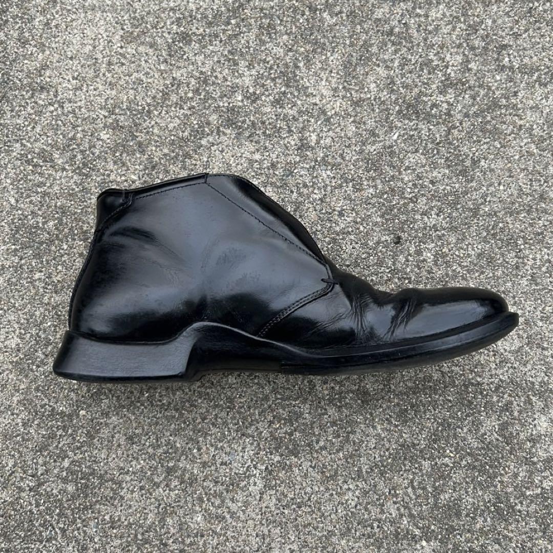 靴 prada sports square leather boots