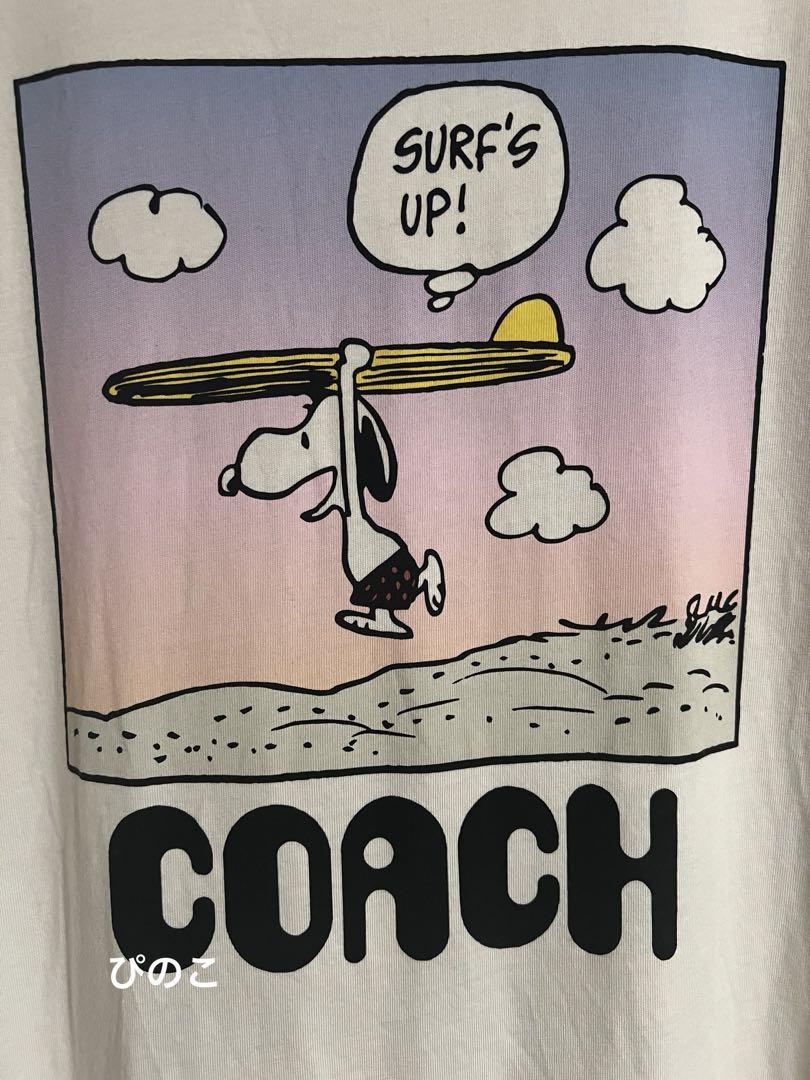 coach ★ COACH X PEANUTS コラボ スヌーピー  Tシャツ