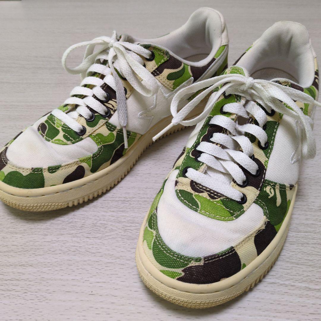 BAPE STA カモフラ スニーカー