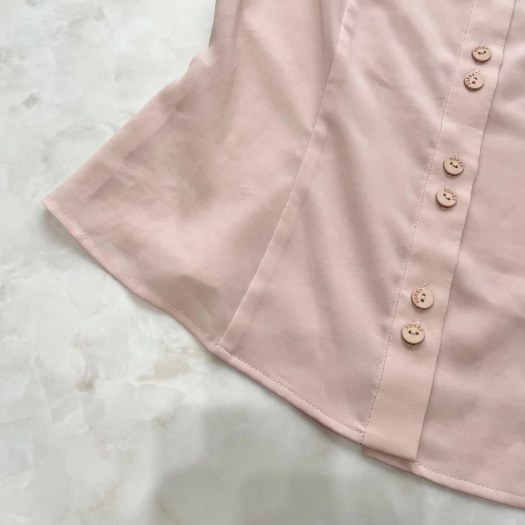 美品】FOXEY NEW YORK 半袖ブラウス パフスリーブ 40サイズ L