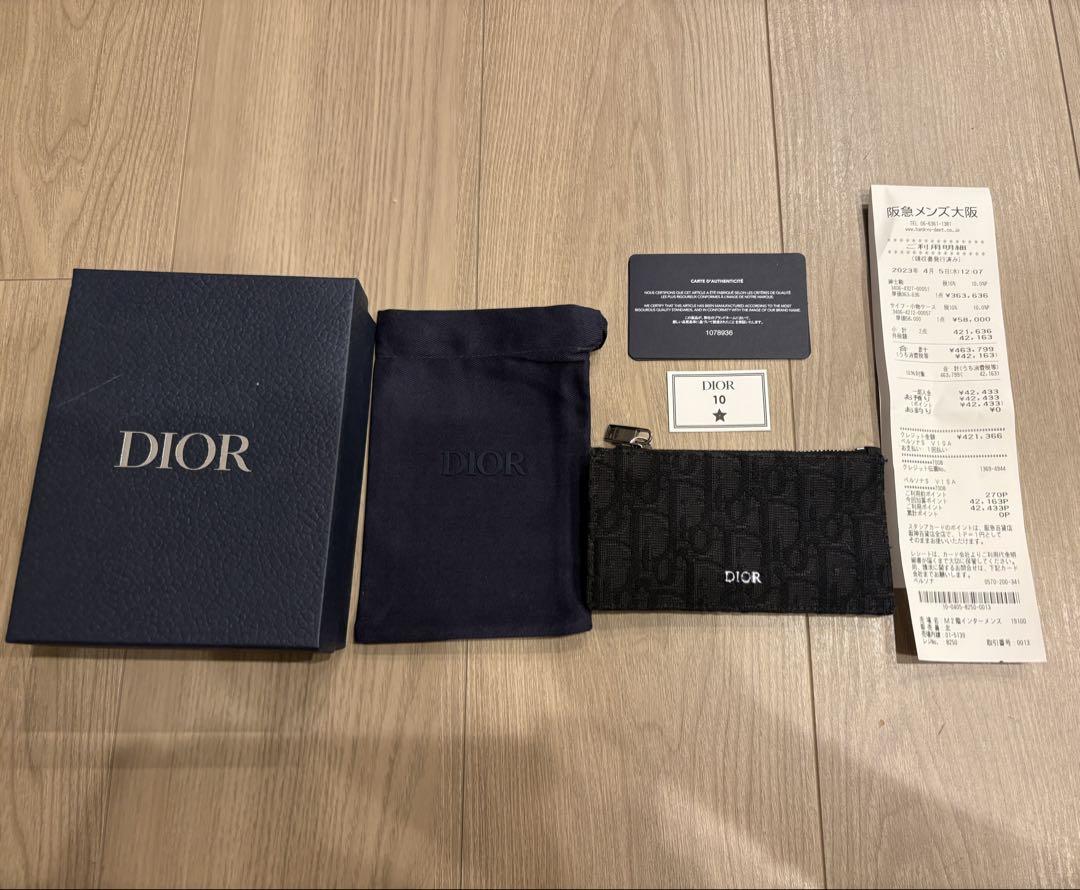 Dior ブラック コインケース 財布 カードケース