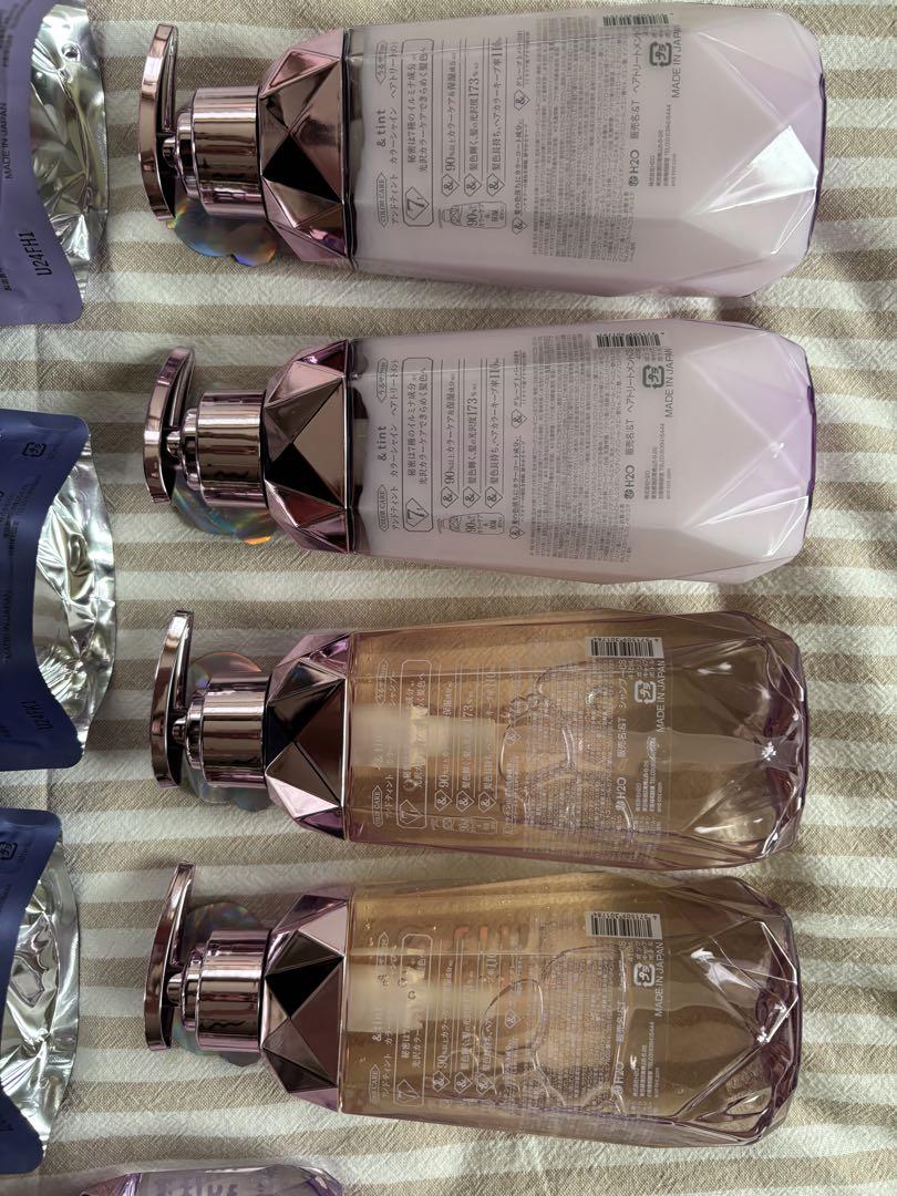 & tint カラーシャンプー・トリートメントヘアオイル