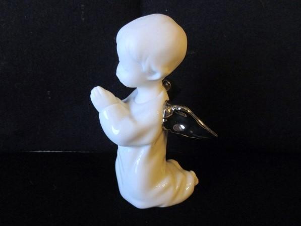 特価 LLADRO 天使 可愛いお祈り リ・デコ シルバー 「7050」 箱なし