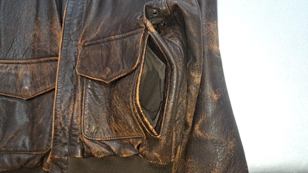 皮ジャン ヴィンテージ　ダークブラウン レザージャケット HARLEY DAVIDSON ヴィンテージ ダークブラウン レザージャケット
