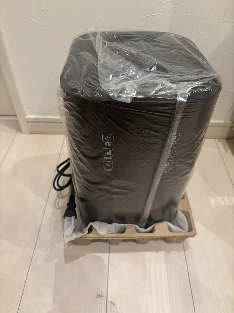 アイリスオーヤマ 未使用 上給水ハイブリッド加湿器 UHK-500-B ブラック