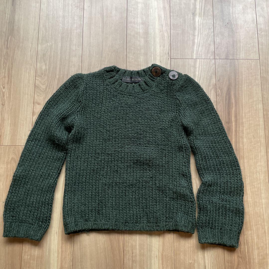 ✨アイルランド製✨ ジョンブラニガン ♡ ニット コート ウール アルパカ 高級 isabel marant イザベルマラン アルパカ混ニット