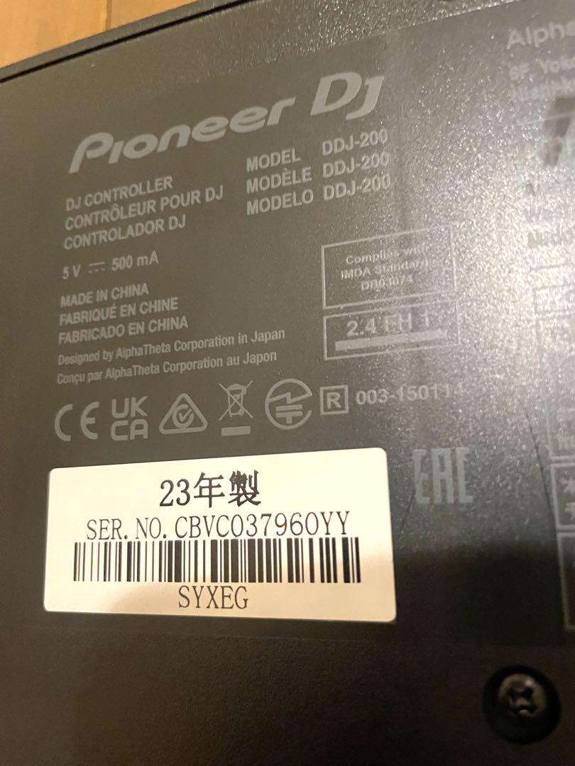 Pioneer DJ DDJ-200 スマートDJコントローラー
