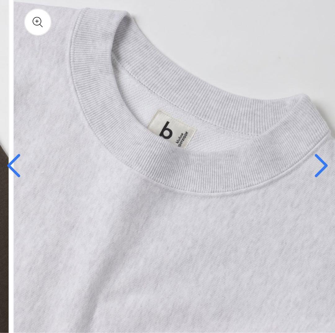 【blurhms】Soft&Hard Sweat Crew-Neck P/O