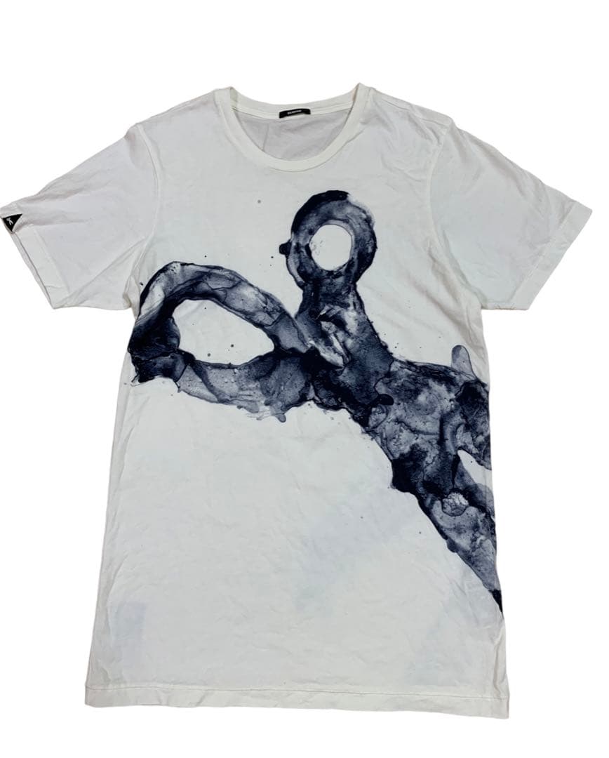 古着 00s ボンジョビ 半袖 シャツ リンガー ロック バンド ホワイト