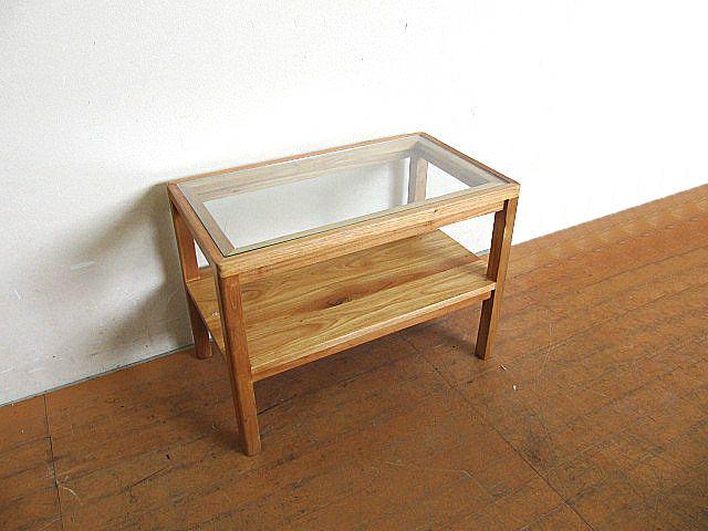 展示品 カリッジマーケット 西海岸スタイルガラストップセンターテーブル