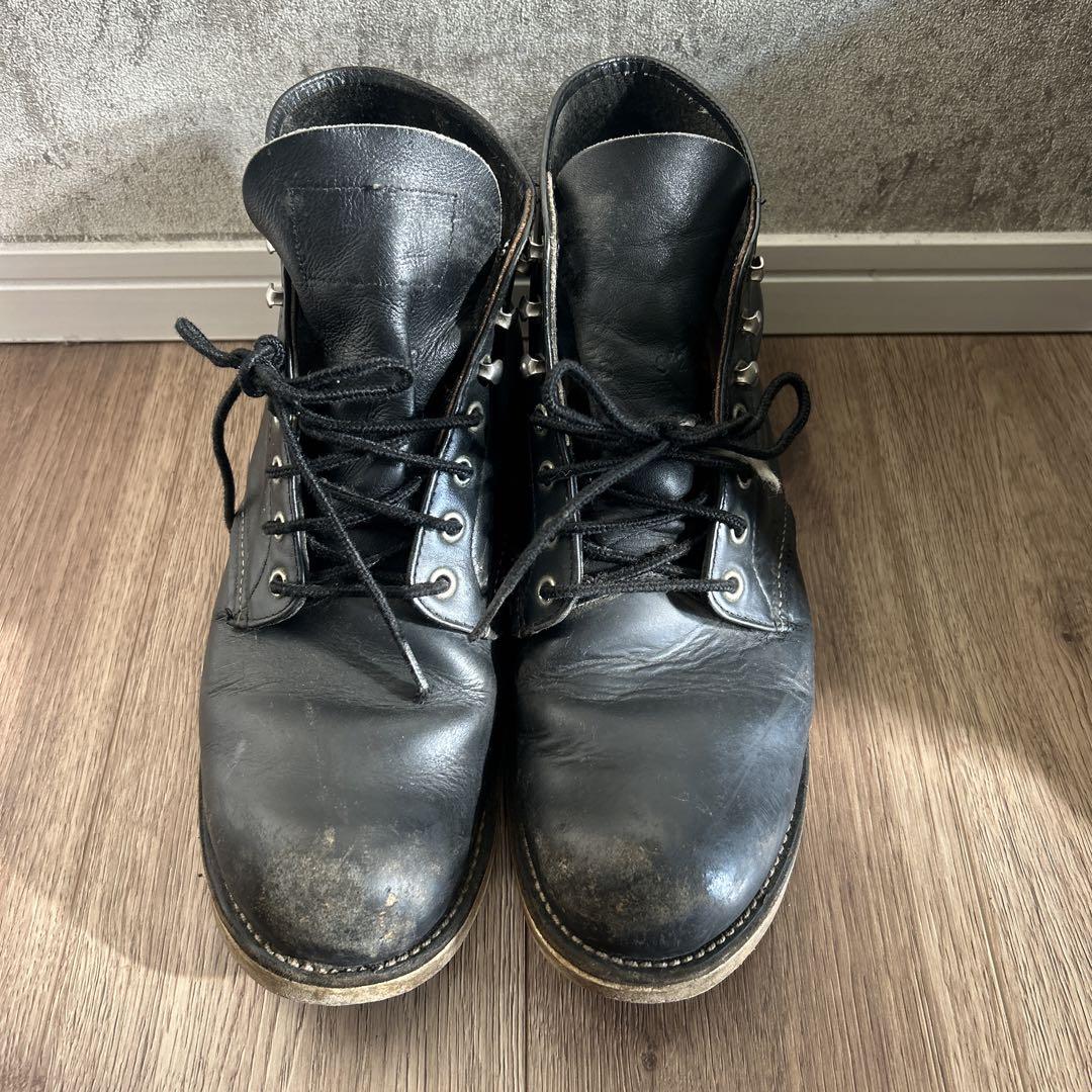 Red Wing アイリッシュセッター8165　犬タグ　 黒 7.5D 良品 犬タグ 99年】レッドウィング 8165 アイリッシュ