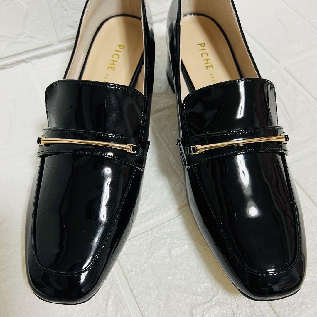 PICHE ABAHOUSE ピシェアバハウス ブラック パンプス38