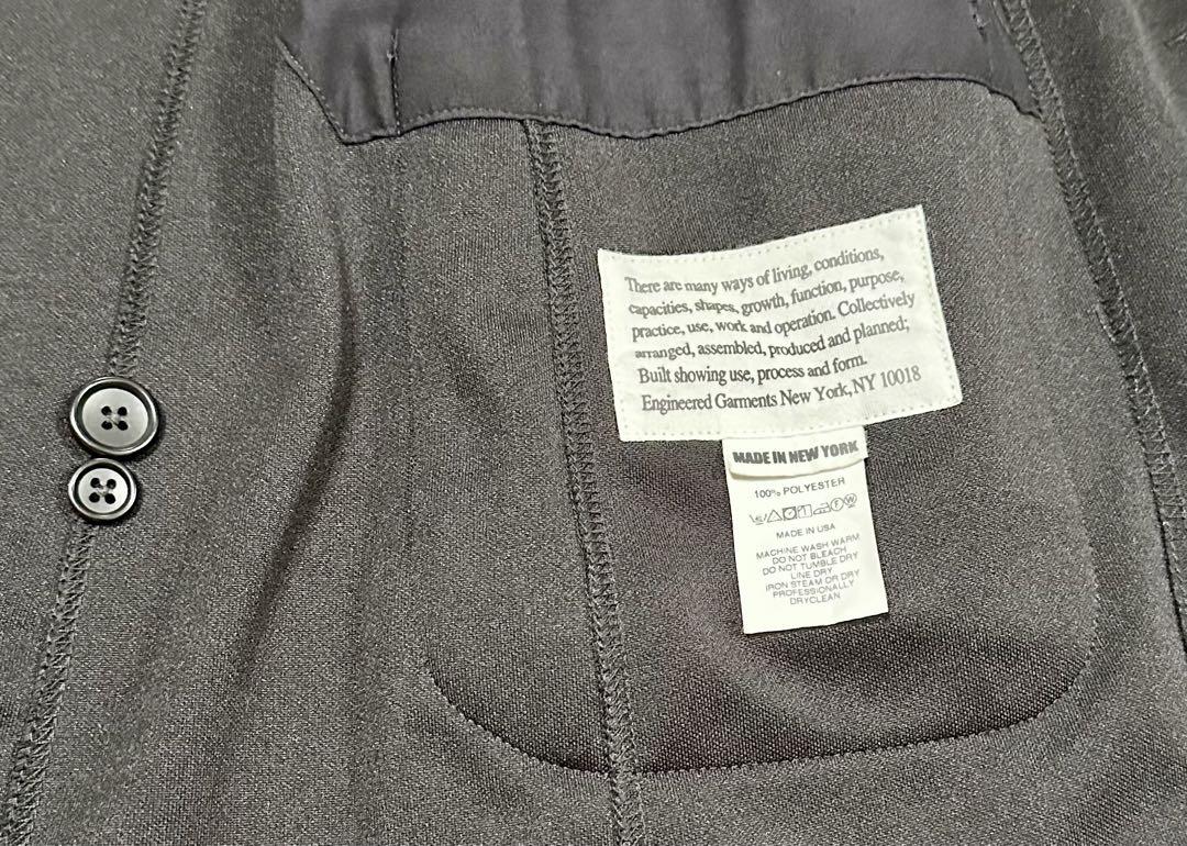 ENGINEERED GARMENTS テーラードジャケット セットアップ 黒