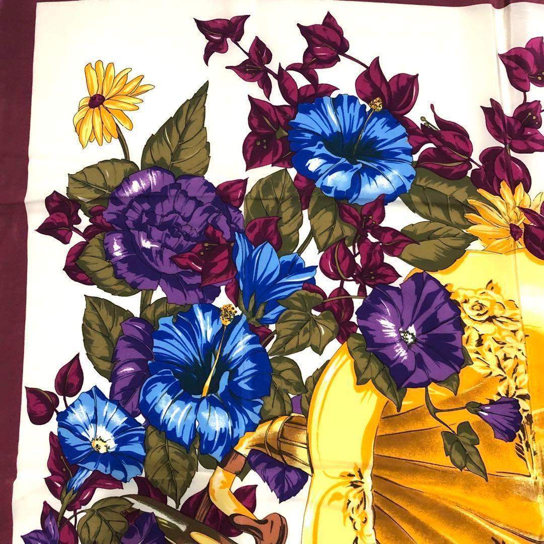 美品】 ChristhianDior ディオール スカーフ 花柄 85cm - メルカリ