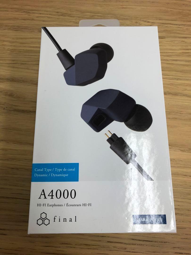 ファイナル イヤホン カナル型 2Pin対応 A4000 FI-A4DPLDN