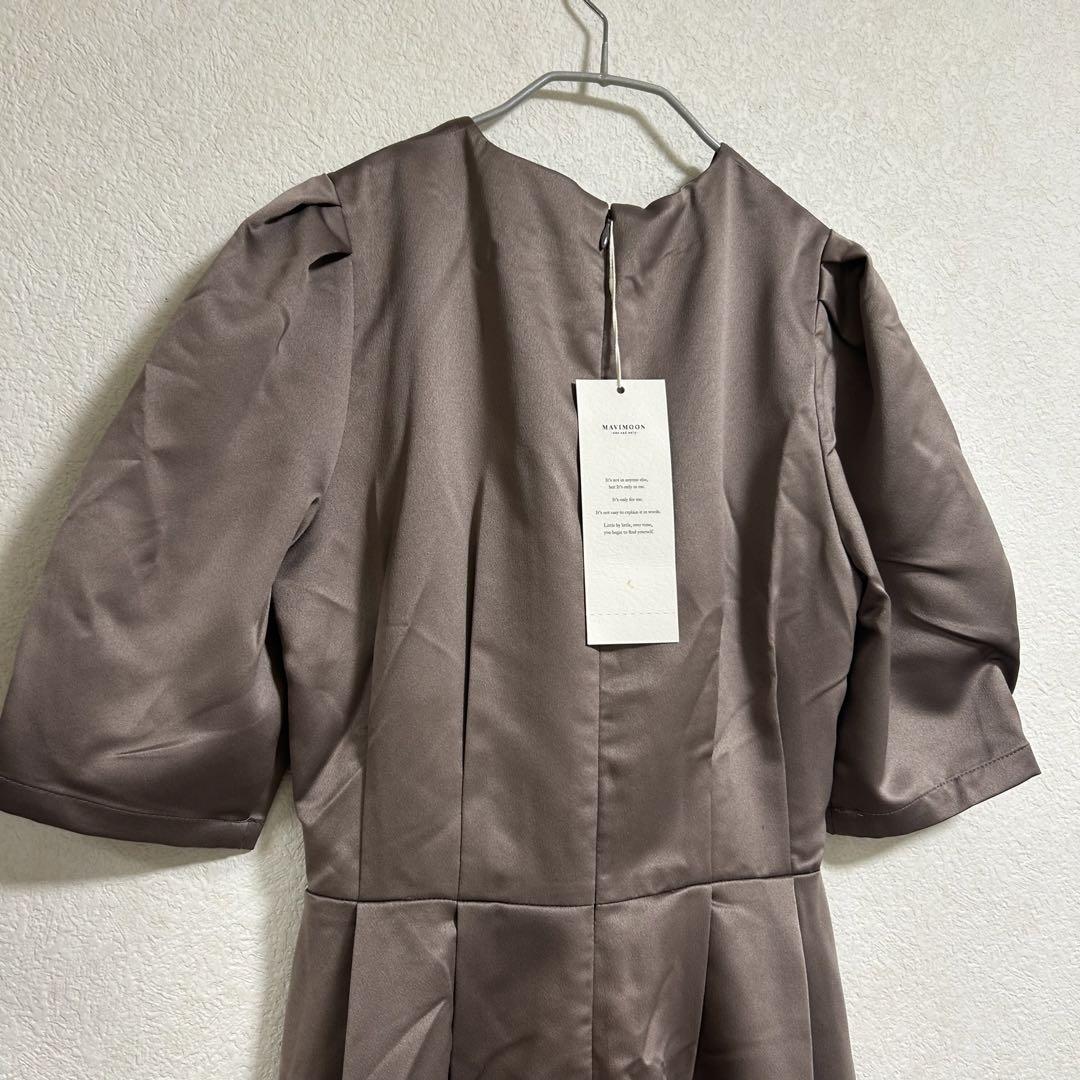 入荷nowオンラインストア MAVIMOON 未使用タグ付き ロングワンピース ボリューム Aライン ワンピース