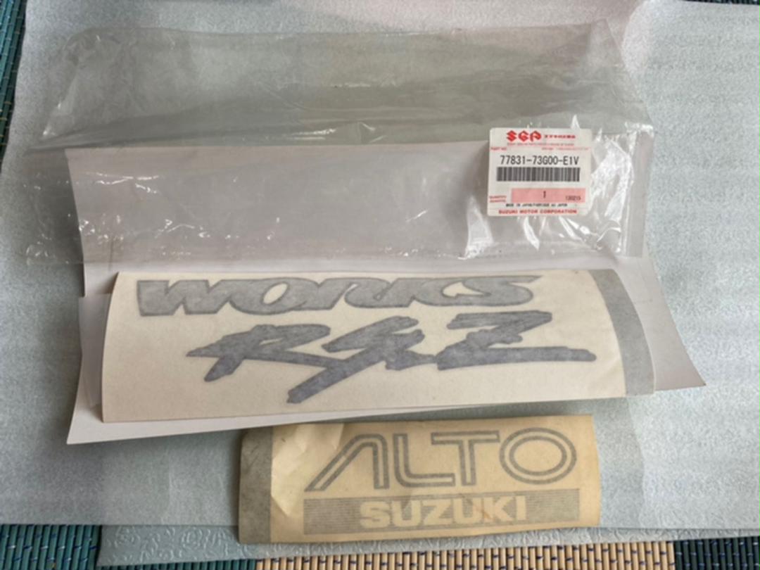 レア　アルトワークス  RS Z ステッカー　デカール