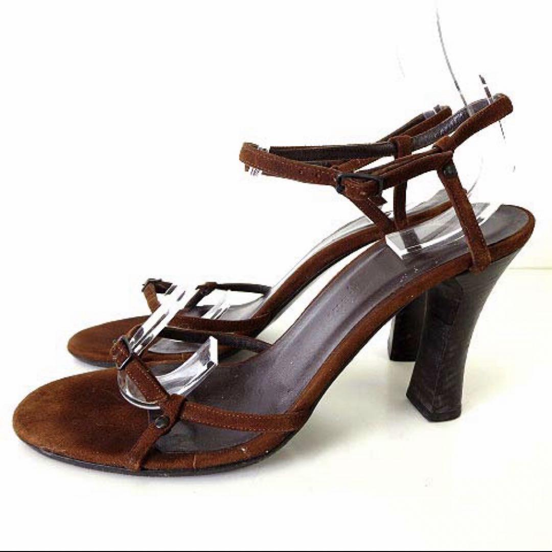 Bottega Venetaボッテガヴェネタハイヒールストラップサンダル 本革