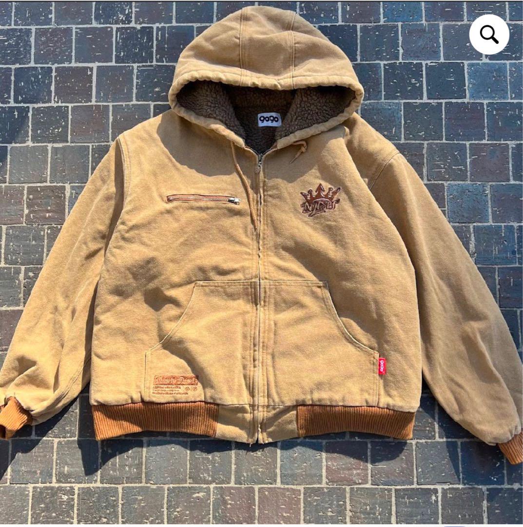 ジャケット・アウター 9090King Logo Vintage Hooded Work Jacket King Logo Hooded Work Jacket – YZ