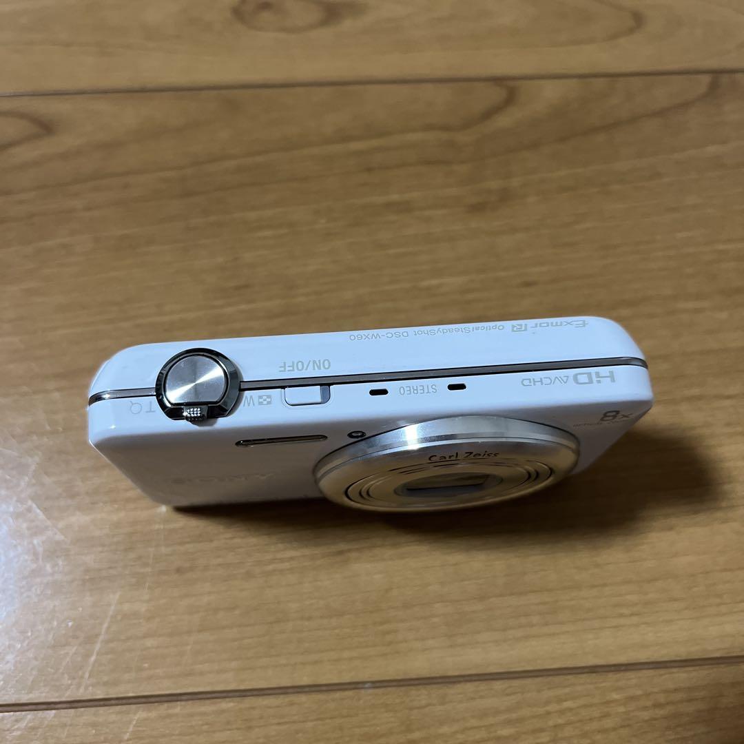SONY Cyber-shot DSC-WX60 デジタルカメラ ジャンク SONY サイバーショットDSC-WX60 ホワイト色 本体 ジャンク品