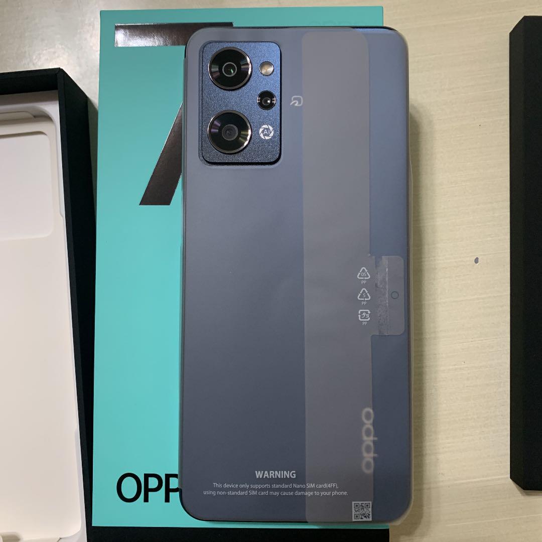 32%割引ブラック系【即納&大特価】 OPPO Reno7 A スマートフォン本体 ...