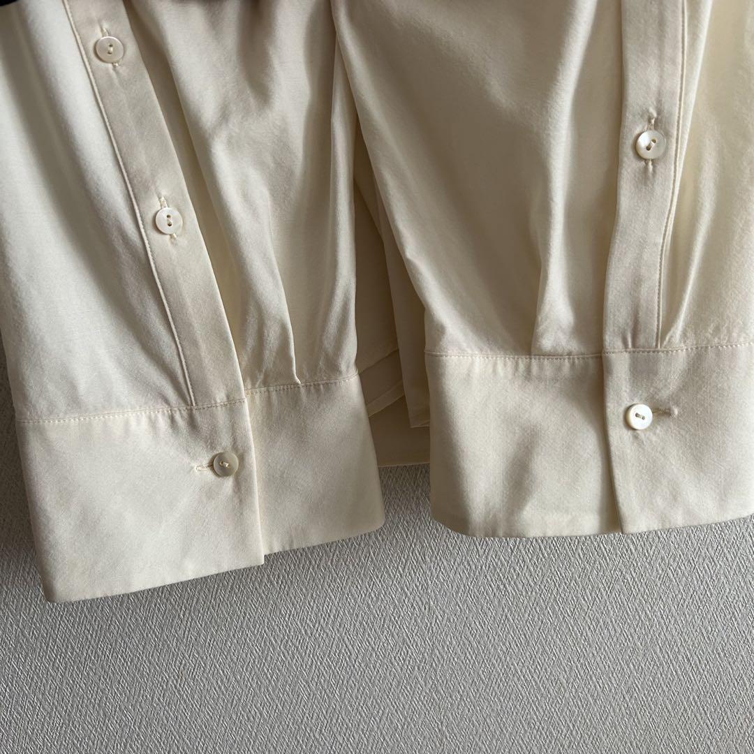 deresデレスsecret heart shirt jaket ecru 白