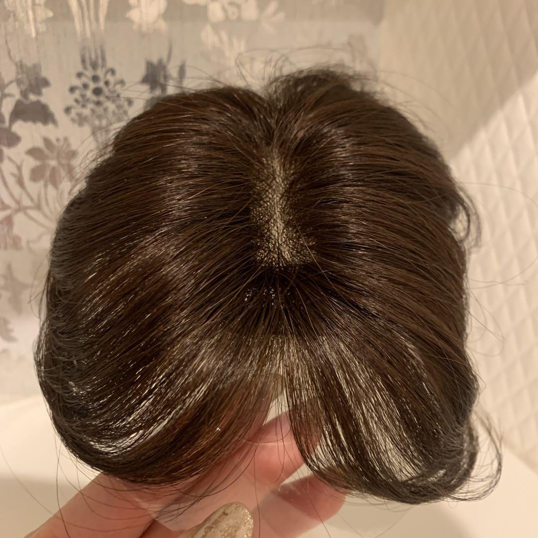 人毛100%ヘアーピース⭐️白髪も薄毛も気になりません