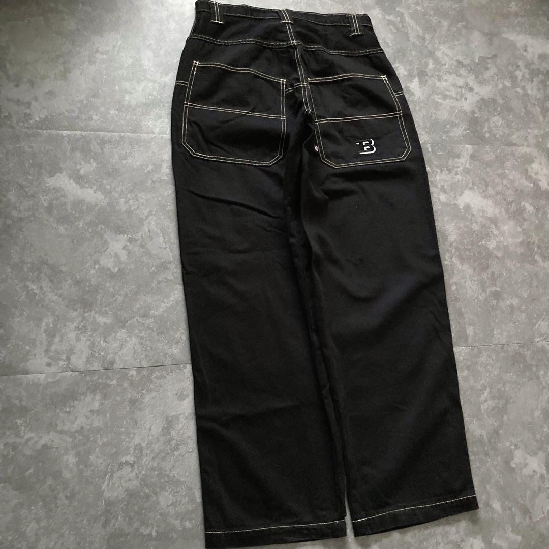 BLACK BARRETT coating black denim y2k - メルカリ