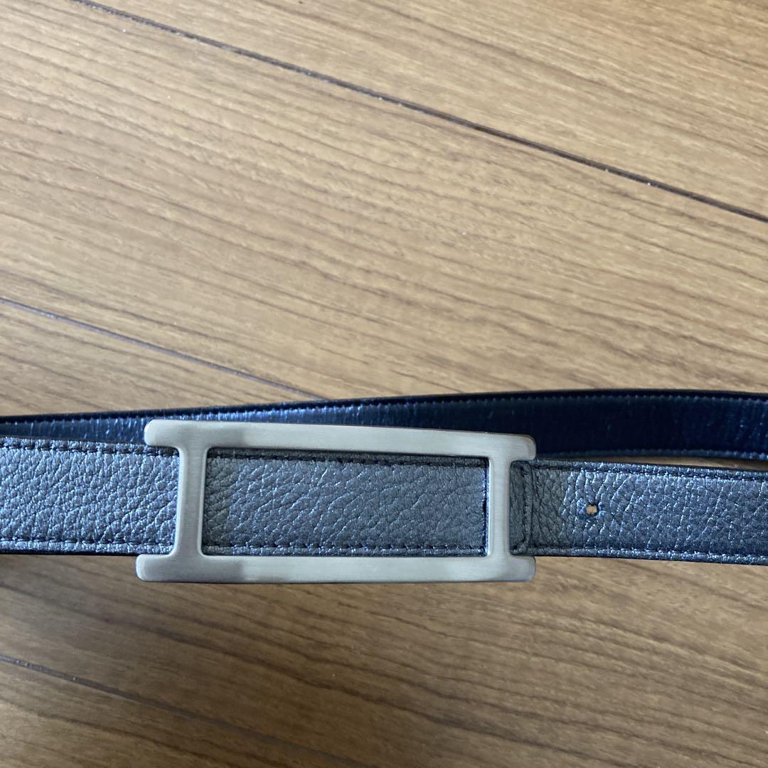 【美品】theoryセオリー 黒のレザーベルト