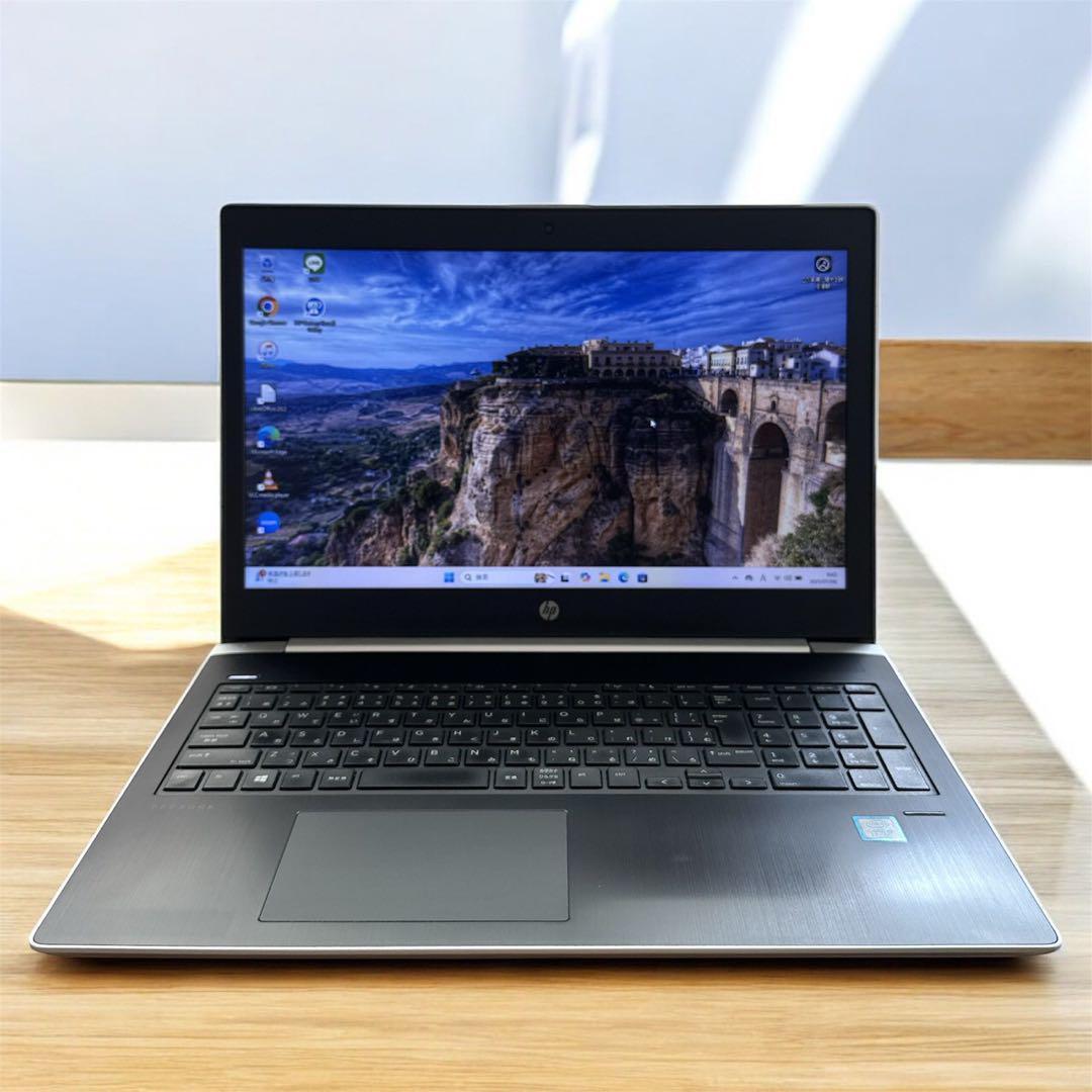 HP バッテリー超優良！SSD256GB ノートパソコン テンキー マウス付き HP ProBooks SSD256GB ノートパソコン テンキー マウス付き