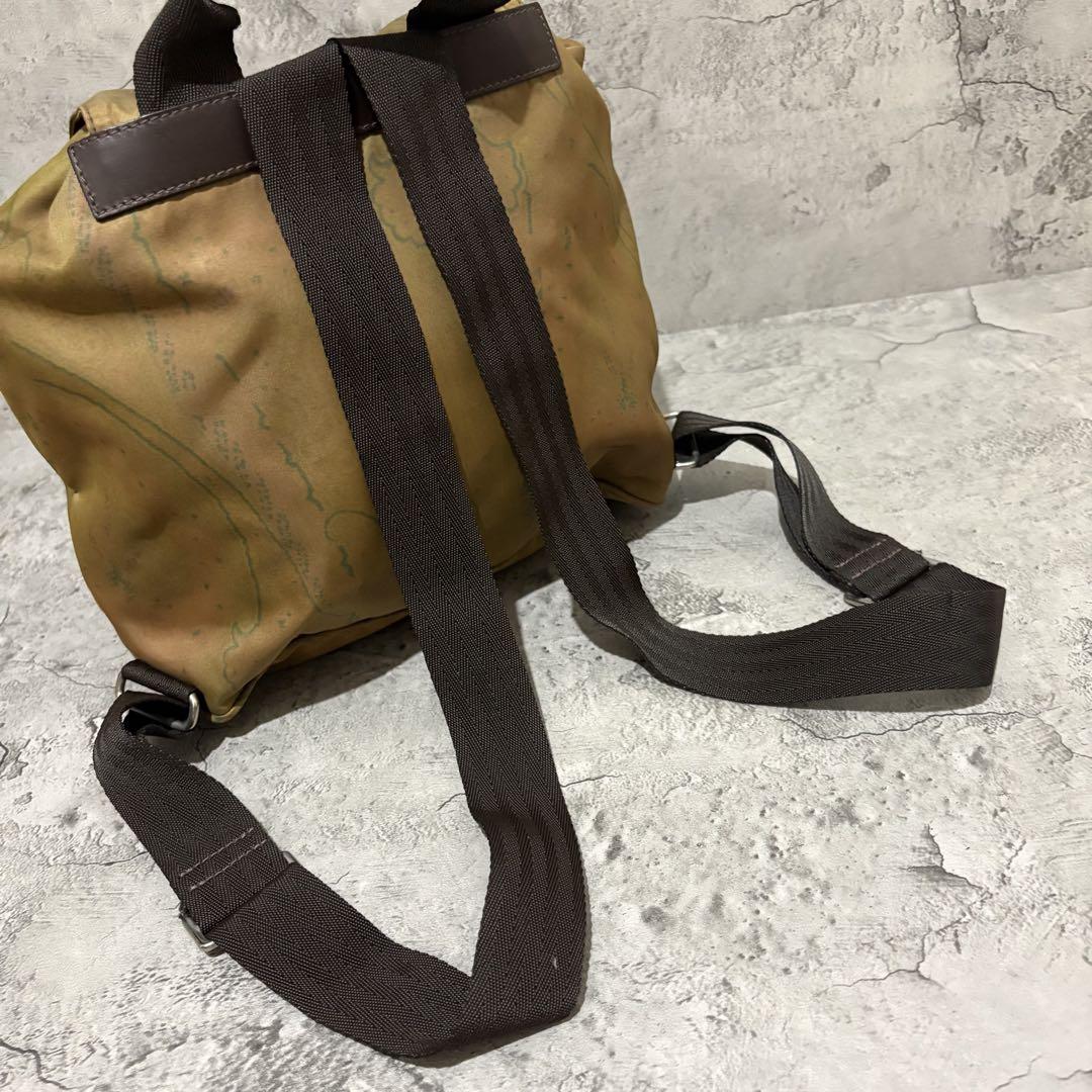 美品 希少カラー エトロ リュック ペイズリー ナイロン 緑