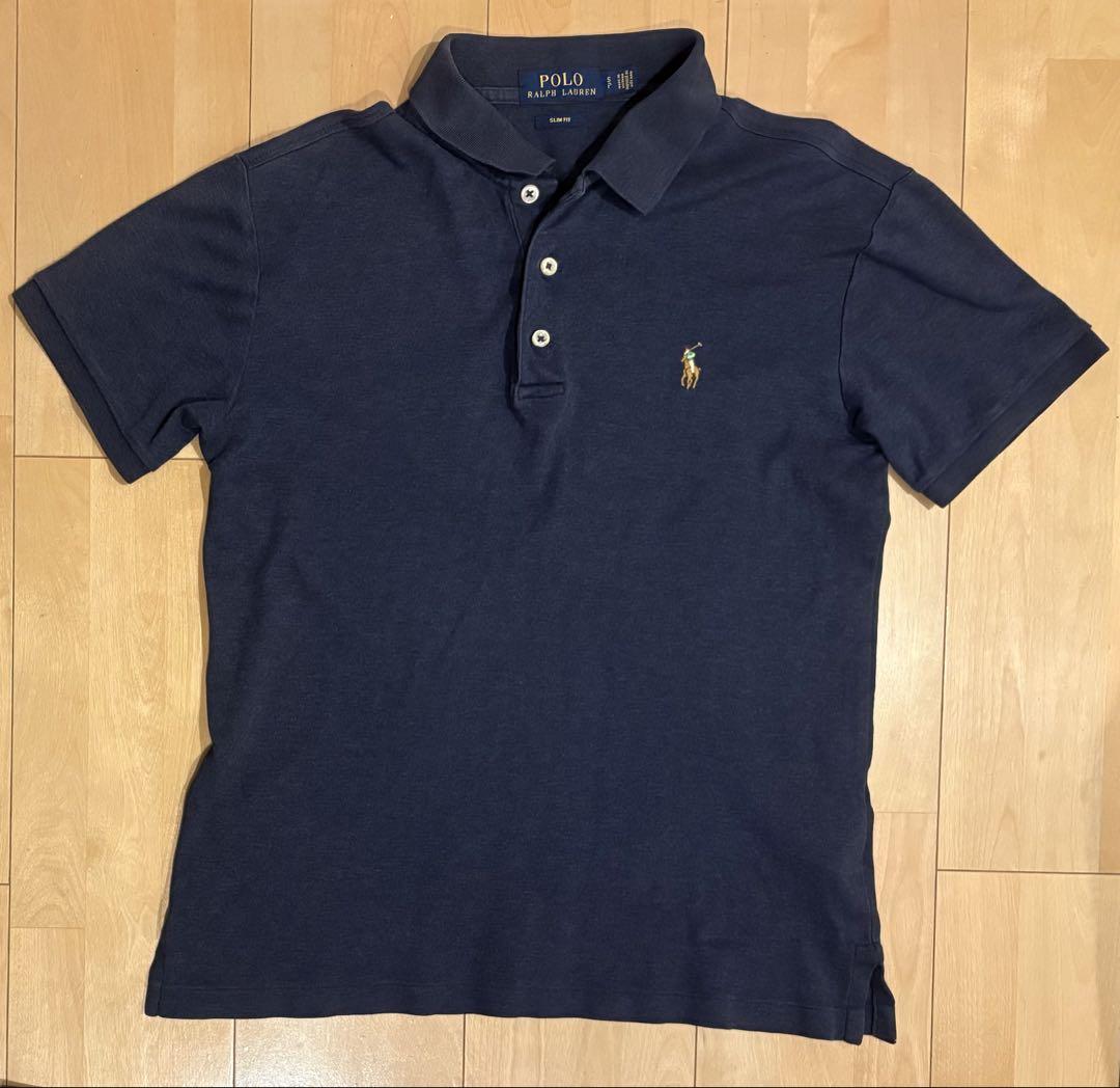 新品】POLO RALPH LAUREN ポロシャツ ネイビー Sサイズ - メルカリ
