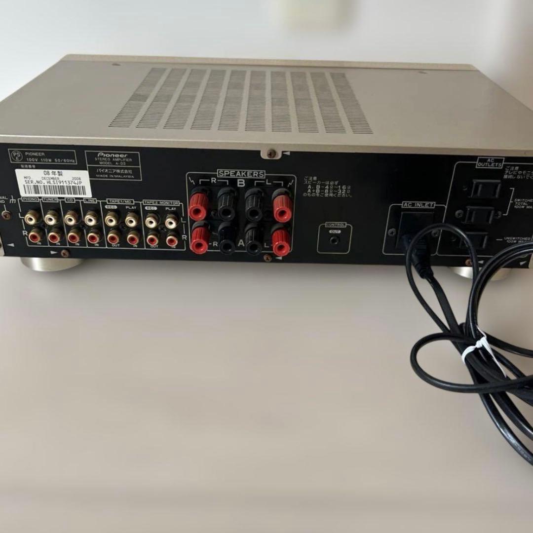 Pioneer プリメインアンプ A-D3 Pioneer プリメインアンプ A-D3